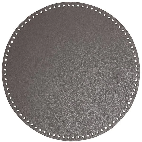 Go Handmade Taske/Kurve Base, PU læder, Rund, 35 cm
